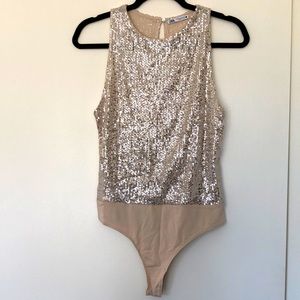 Zara Medium Sequined Bodysuit